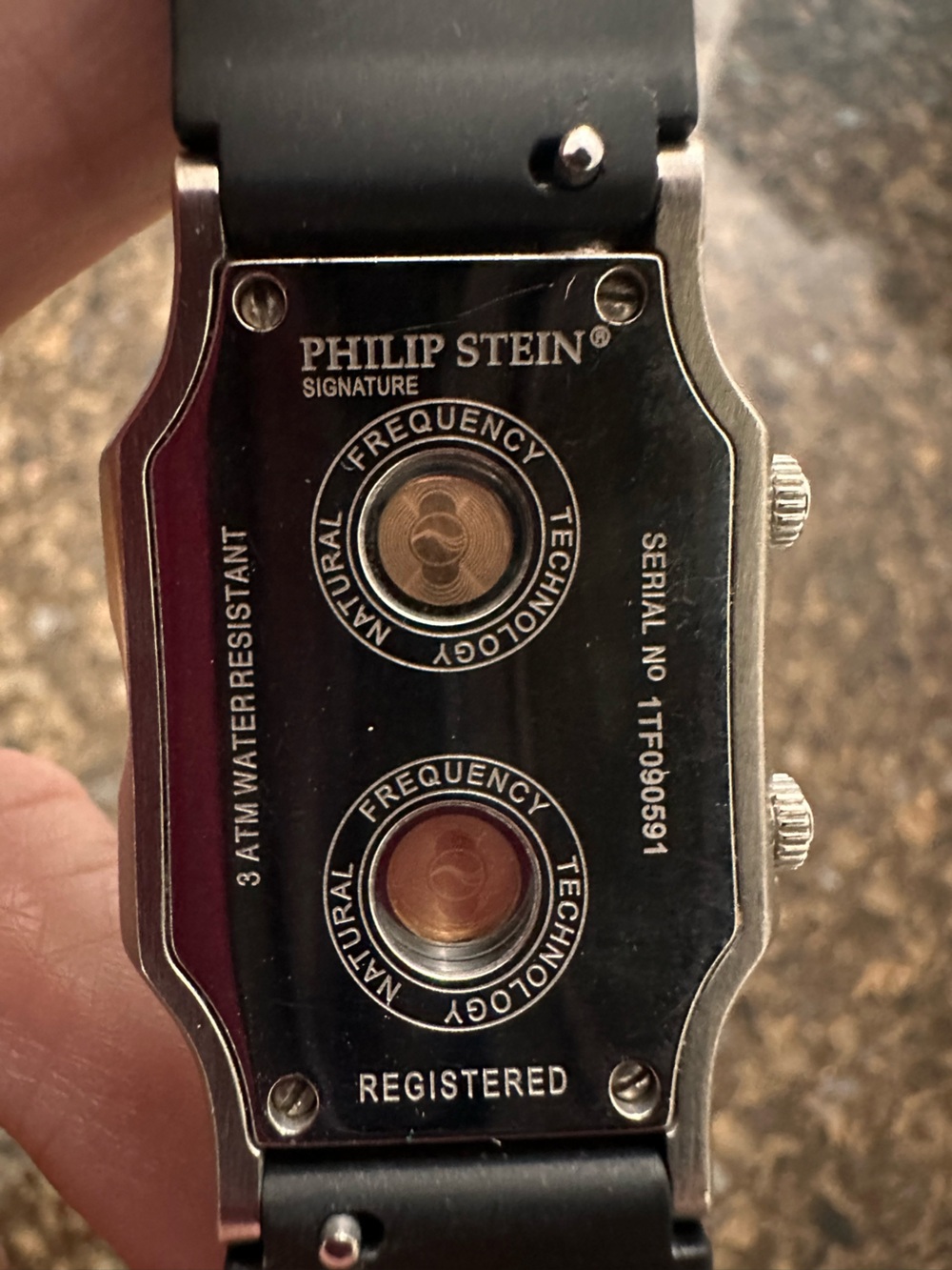Philip Stein Signature Dual Time Diamond Watch Complete Set-5 Genuine Straps-box - Picture 3 of 16